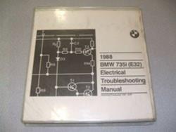 1988 E32 735i Electrical Troubleshooting Manual