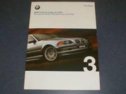 2000 E46 3 series sedan sales brochure