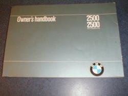 1969 2500, 2500 automatic owners manual.