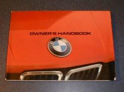1982 E28 5 Series Owners Manual