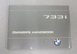 1981 E23 733i Owners Manual
