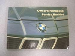 1986 E23 735i Owners Manual