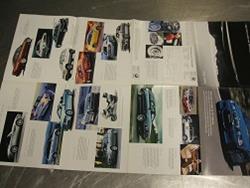 2002 full line fold out brochure with X5 poster